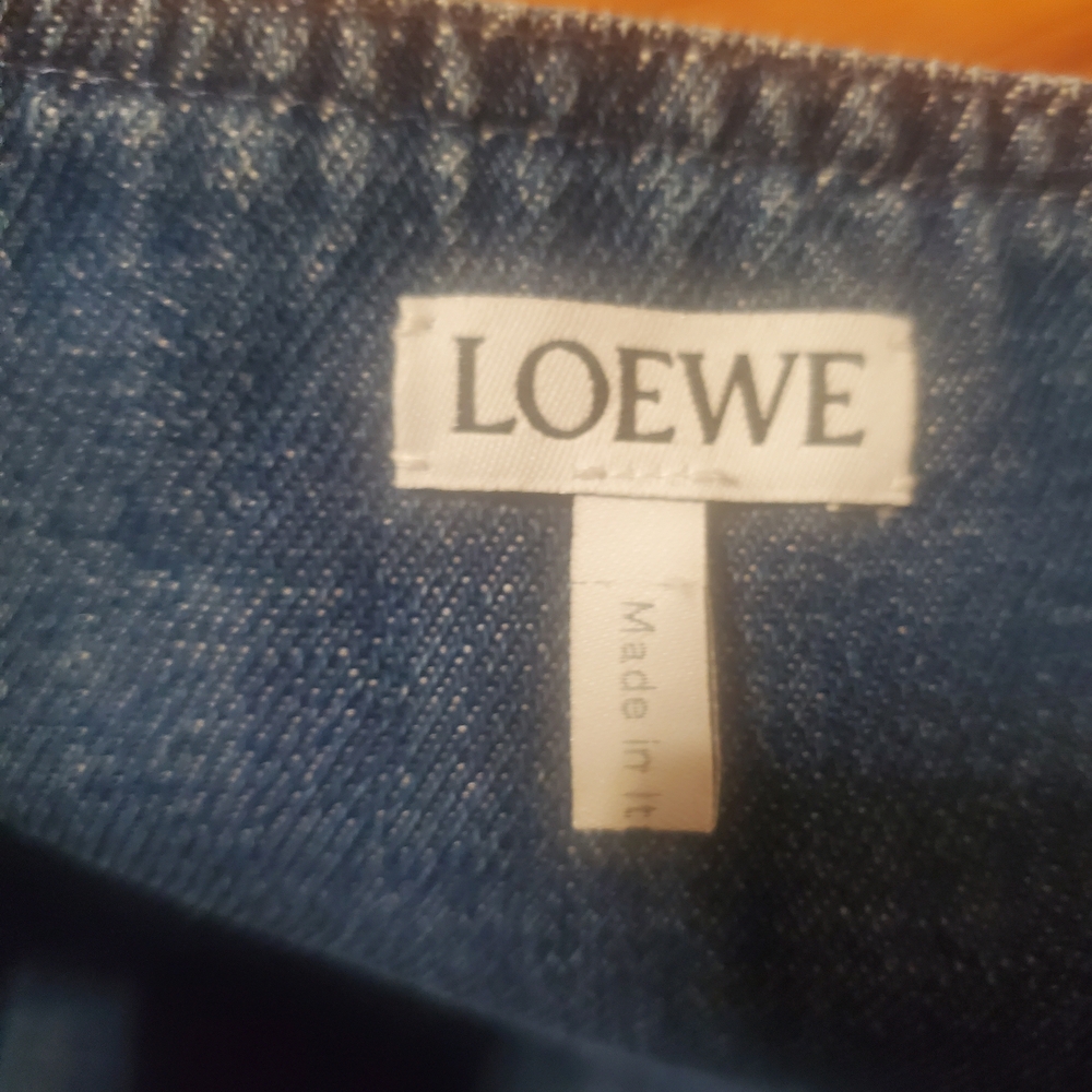 Loewe Jeans Dress Womens Sz 38 Italy Cotton Sz 4 USA. - Picture 2 of 16